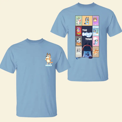 The Heeler Tour - Personalized Custom Double-side T-shirt - Gift For Friends, Family Members