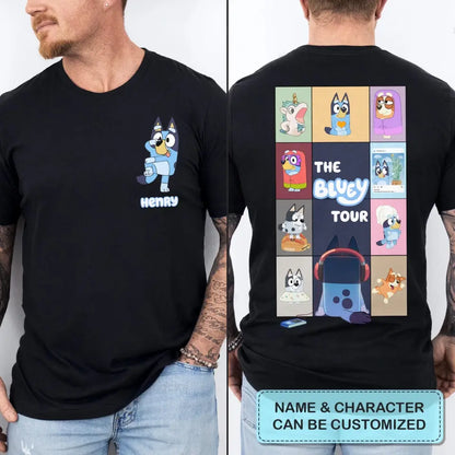 The Heeler Tour - Personalized Custom Double-side T-shirt - Gift For Friends, Family Members