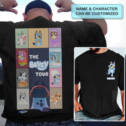 The Heeler Tour - Personalized Custom Double-side T-shirt - Gift For Friends, Family Members