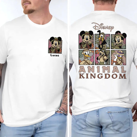 Animal Kingdom - Personalized Custom Double-side T-shirt - Gift For Friends, Family Members
