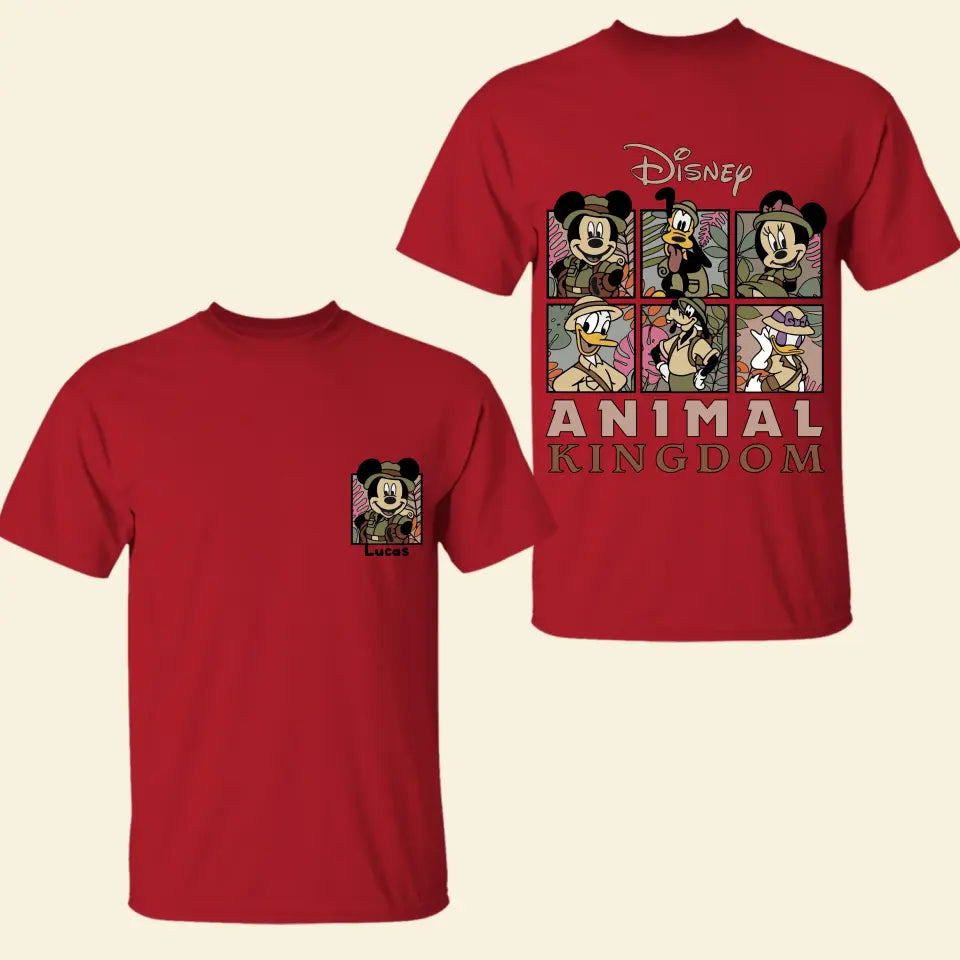 Animal Kingdom - Personalized Custom Double-side T-shirt - Gift For Friends, Family Members