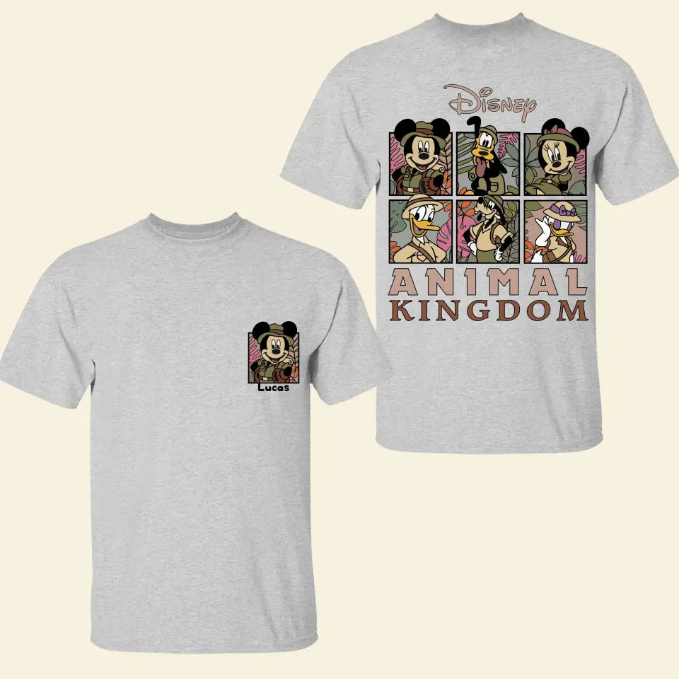 Animal Kingdom - Personalized Custom Double-side T-shirt - Gift For Friends, Family Members