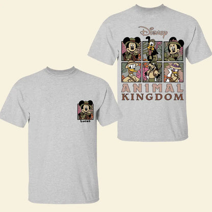 Animal Kingdom - Personalized Custom Double-side T-shirt - Gift For Friends, Family Members