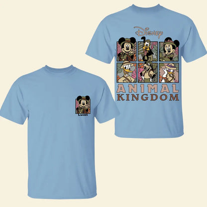 Animal Kingdom - Personalized Custom Double-side T-shirt - Gift For Friends, Family Members