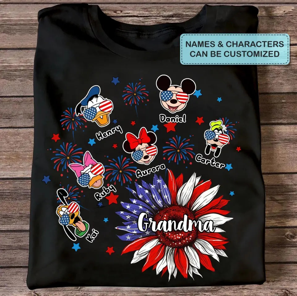 4th Of July - Personalized Custom T-shirt - 4th Of July Gift For Family, Family Members