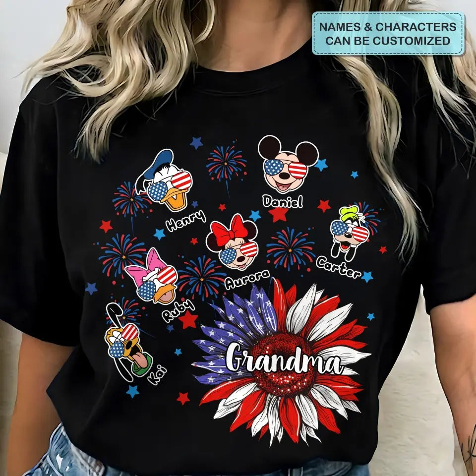 4th Of July - Personalized Custom T-shirt - 4th Of July Gift For Family, Family Members