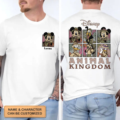 Animal Kingdom - Personalized Custom Double-side T-shirt - Gift For Friends, Family Members