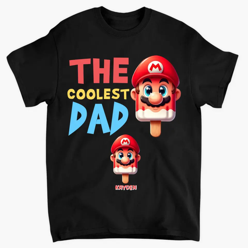 The Coolest Pop - Personalized Custom T-shirt - Gift For Family, Family Members