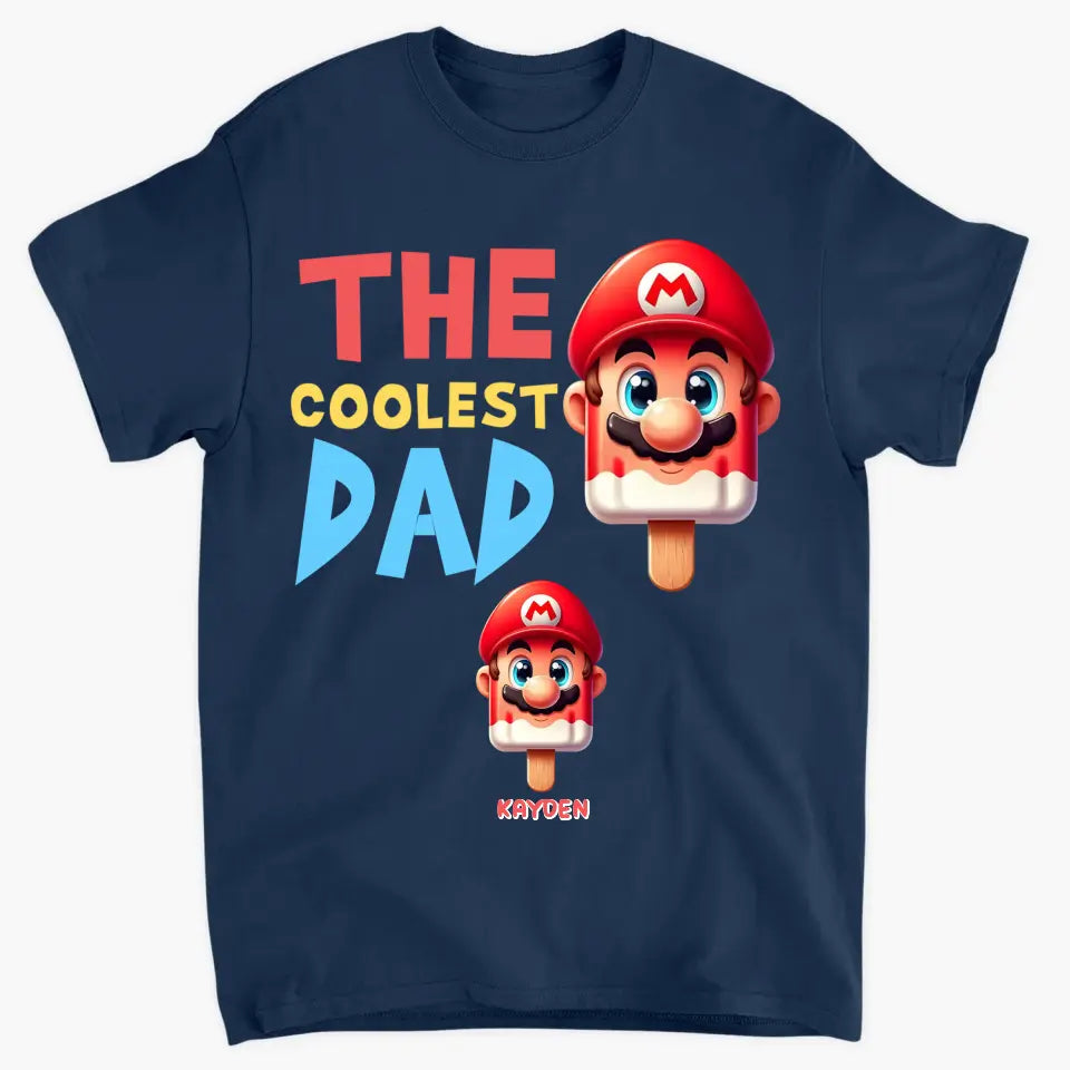 The Coolest Pop - Personalized Custom T-shirt - Gift For Family, Family Members