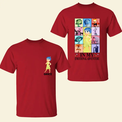 In My Emotional Adventure - Personalized Custom Double-side T-shirt - Gift For Friends, Family Members