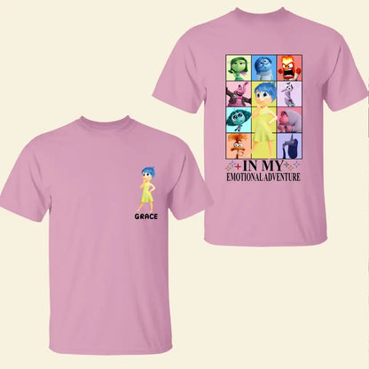 In My Emotional Adventure - Personalized Custom Double-side T-shirt - Gift For Friends, Family Members