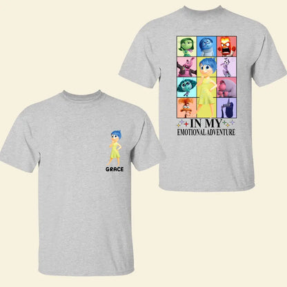 In My Emotional Adventure - Personalized Custom Double-side T-shirt - Gift For Friends, Family Members
