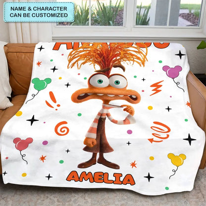 Always Anxious - Personalized Custom Blanket - Gift For Family, Family Members, Friends