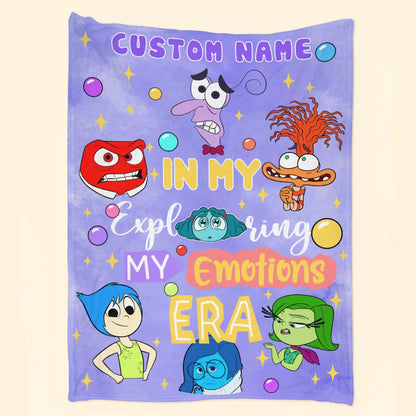 In My Exploring My Emotions Era - Personalized Custom Blanket - Gift For Family Members, Friends, Bestie