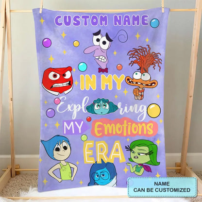 In My Exploring My Emotions Era - Personalized Custom Blanket - Gift For Family Members, Friends, Bestie