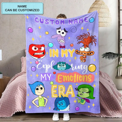 In My Exploring My Emotions Era - Personalized Custom Blanket - Gift For Family Members, Friends, Bestie