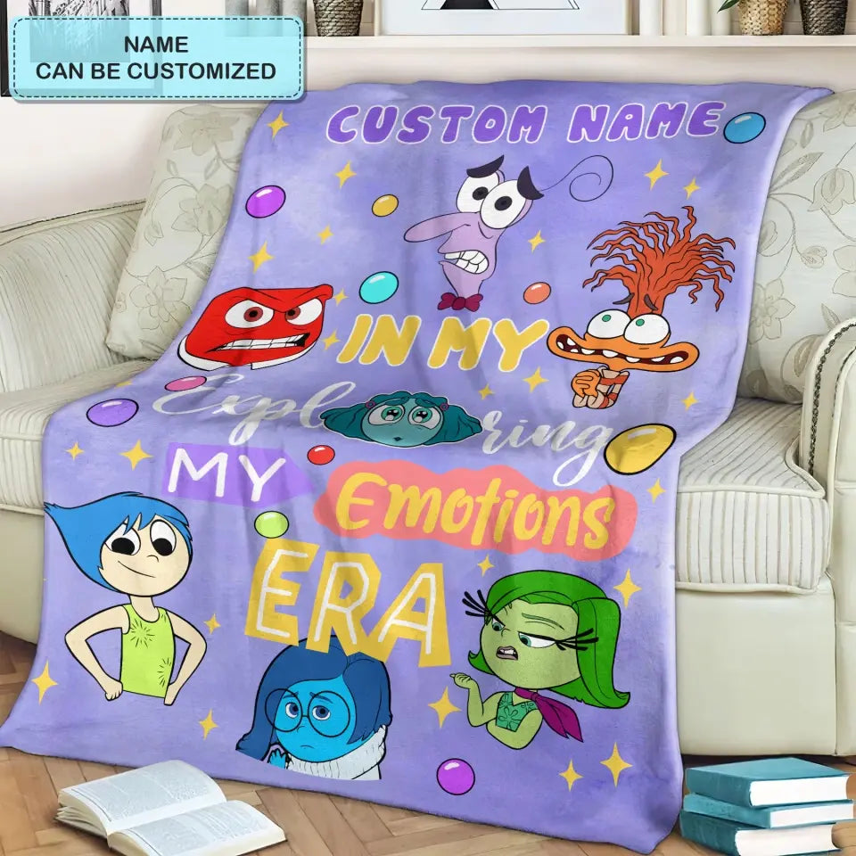 In My Exploring My Emotions Era - Personalized Custom Blanket - Gift For Family Members, Friends, Bestie