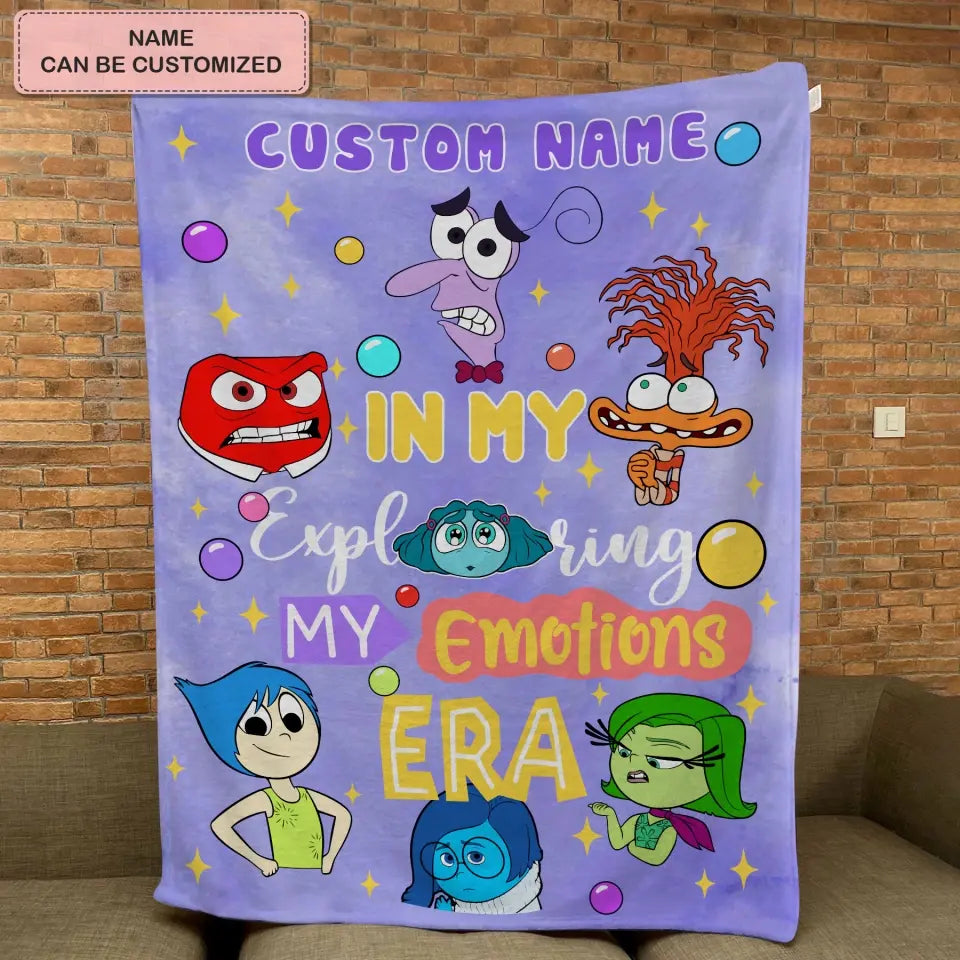 In My Exploring My Emotions Era - Personalized Custom Blanket - Gift For Family Members, Friends, Bestie