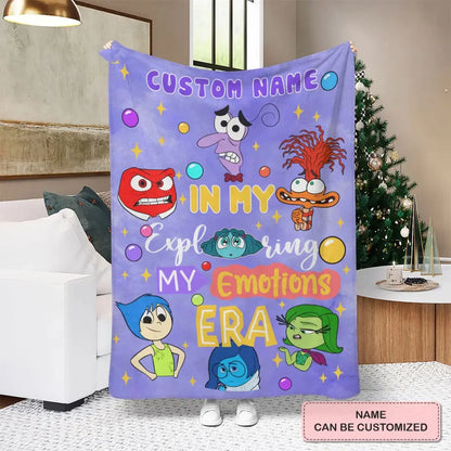 In My Exploring My Emotions Era - Personalized Custom Blanket - Gift For Family Members, Friends, Bestie