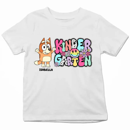 Retro Grade For Back To School - Personalized Custom Youth T-shirt - Birthday, Back To School, Kindergarten, First, Second, Third, Fourth, Fifth Grade, Pre-K Gift For Kids