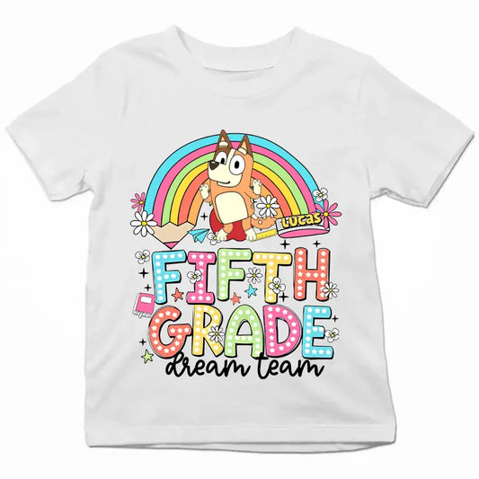 Retro Back To School - Personalized Custom Youth T-shirt - Birthday, Back To School, Kindergarten, First, Second, Third, Fourth, Fifth Grade, Pre-K Gift For Kids