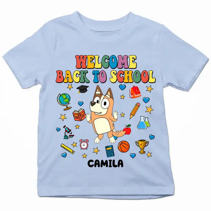 Welcome Back To School - Personalized Custom Youth T-shirt - Back To School Gift For Kid