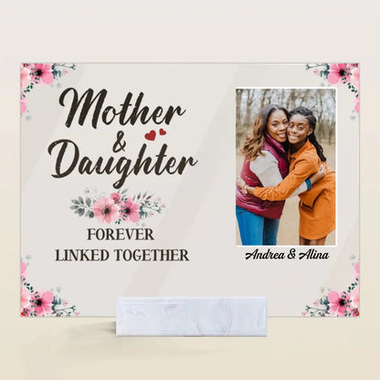 Personalized Acrylic Plaque - Gift For Family Member - Mother And Daughters