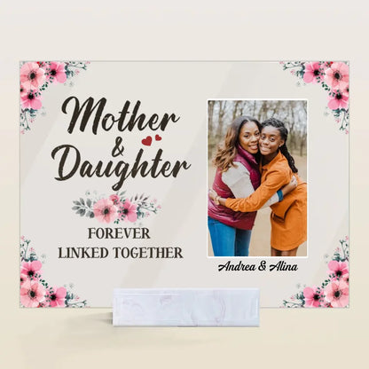 Personalized Acrylic Plaque - Gift For Family Member - Mother And Daughters