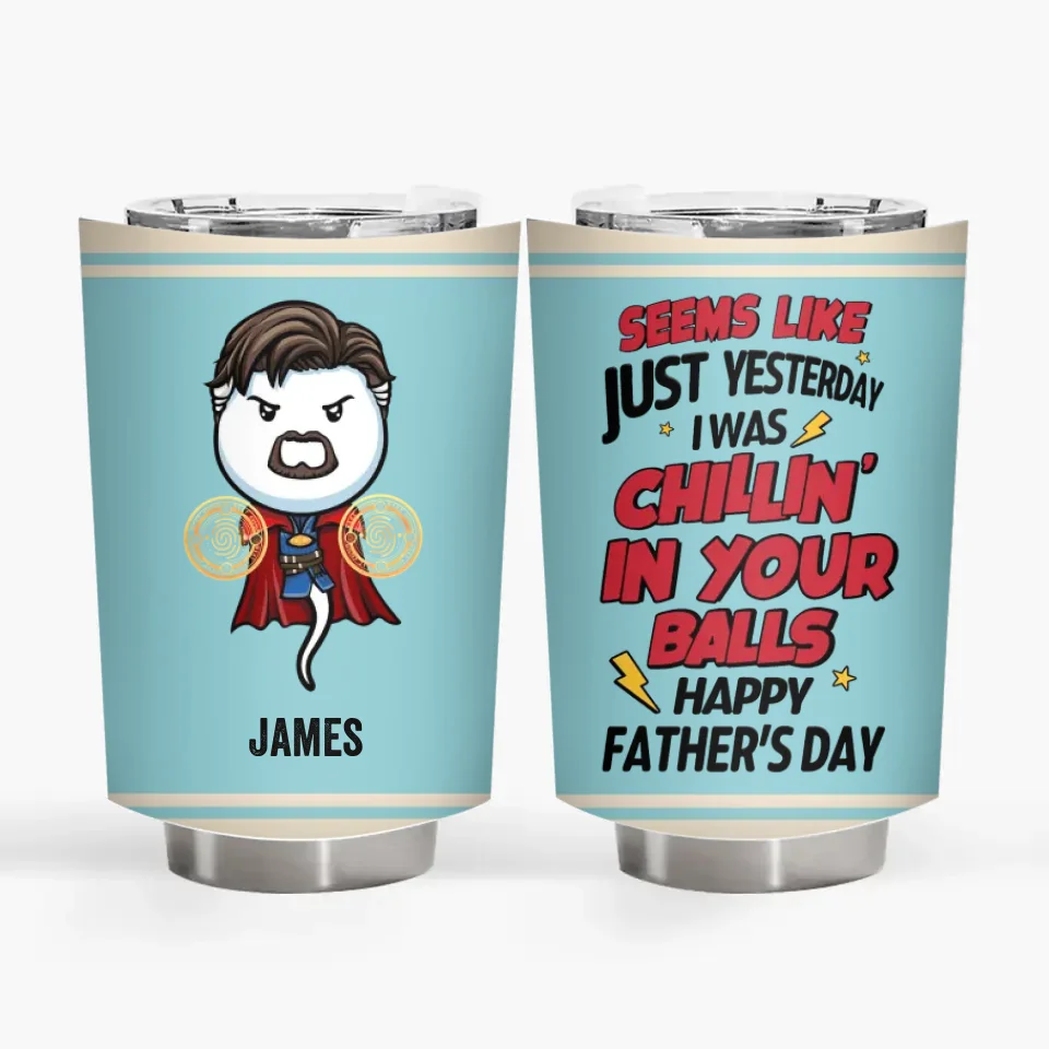 Personalized Tumbler - Father's Day, Birthday Gift For Dad, Grandpa - Happy Father's Day