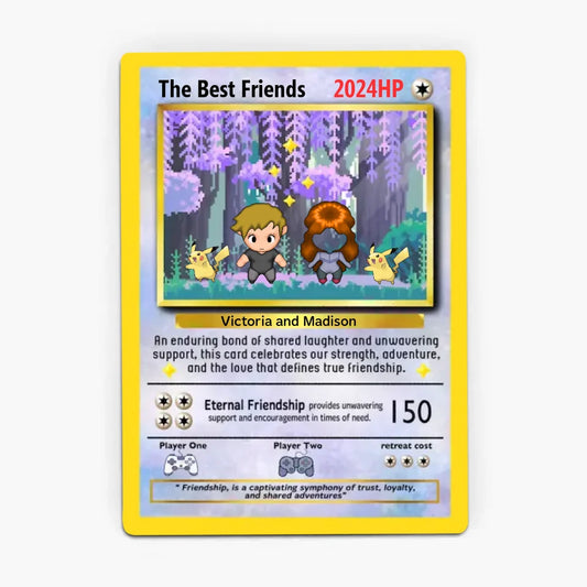 The Best Friends - Personalized Custom Gift Card - Gift For Friends, Besties