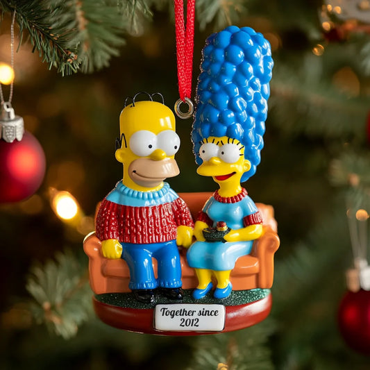 Timeless Holiday Love - Personalized Mica Ornament - Gift For Family Members