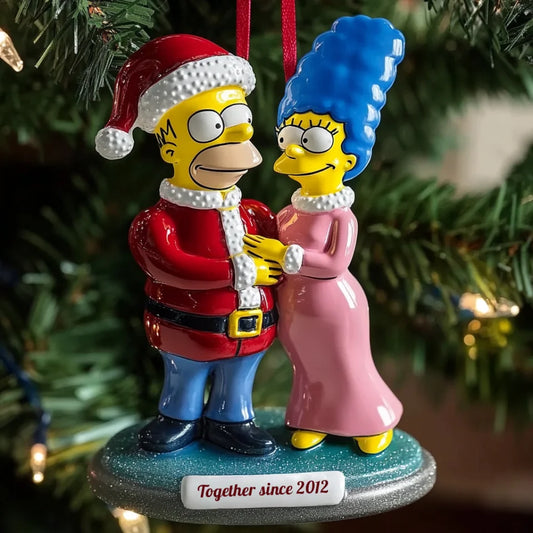 Holiday Love - Personalized Mica Ornament - Gift For Family Members