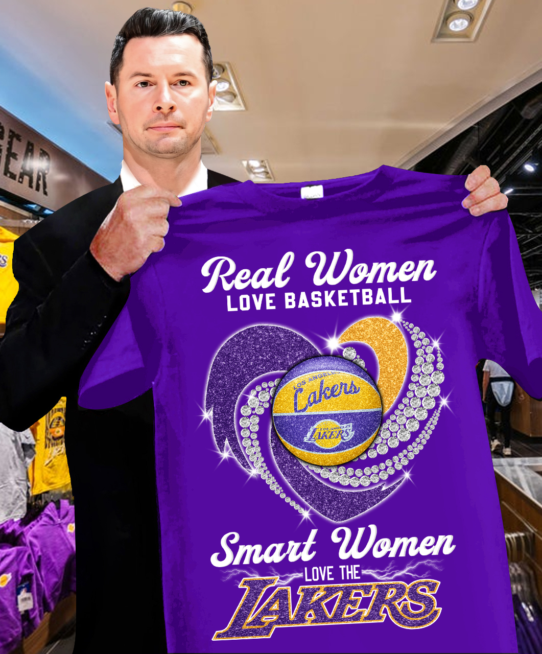 Basketball Lovers - Unisex T-Shirt LA 02