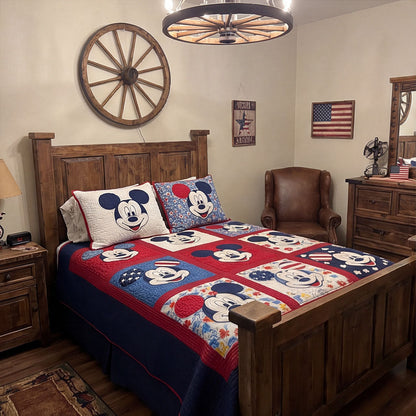 Americana Playhouse 3-Piece Quilted Bedding Set DMC0PT038