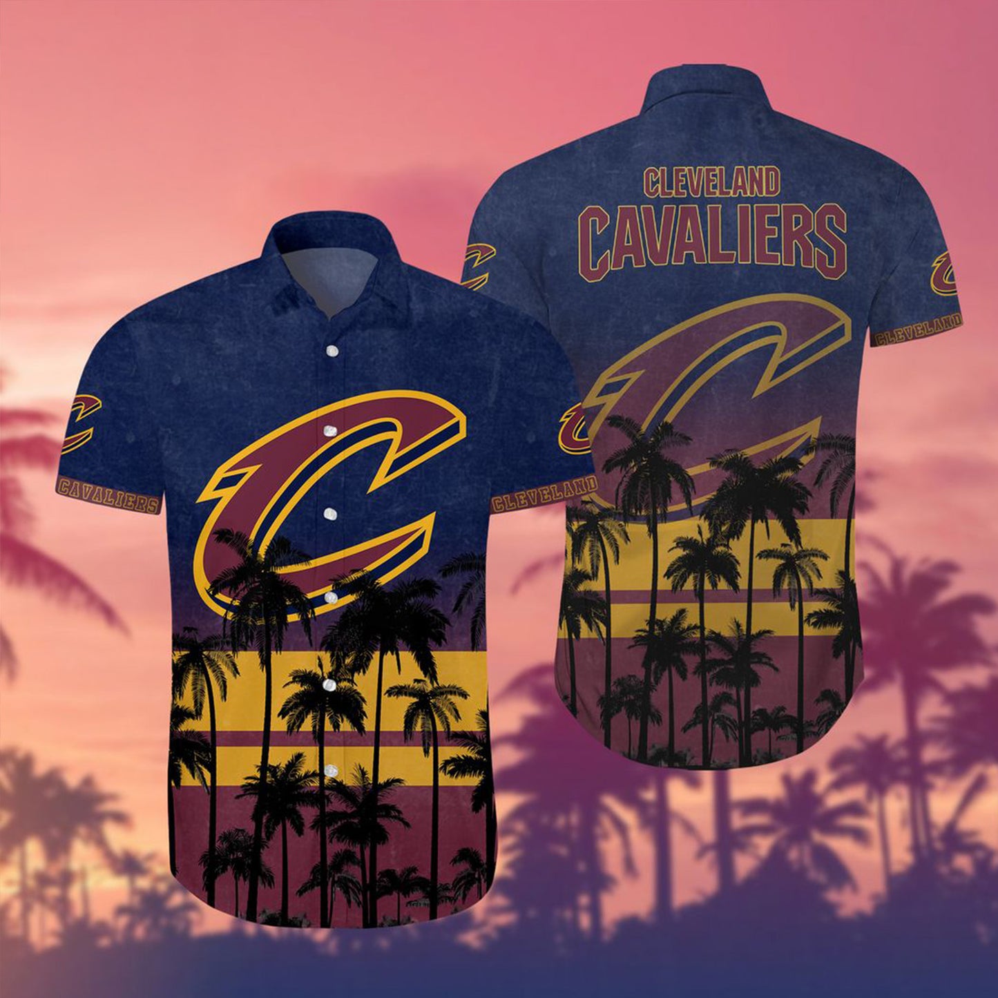 Basketball Lovers - 3D Hawaiian Shirt CAVS 14