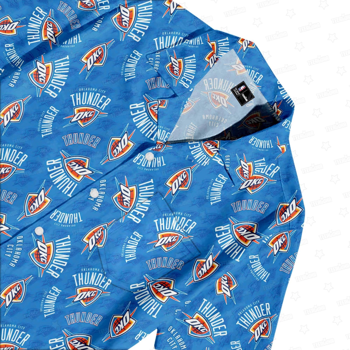 Basketball Lovers - 3D Hawaiian Shirt OKC 12