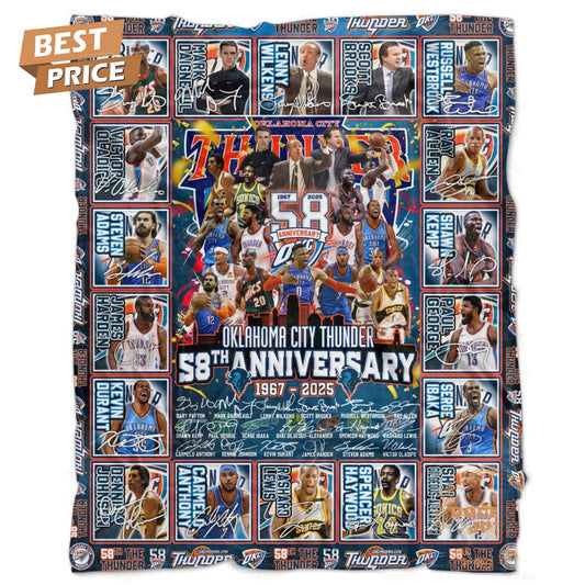 Basketball Lovers - Fleece Blanket OKC 24