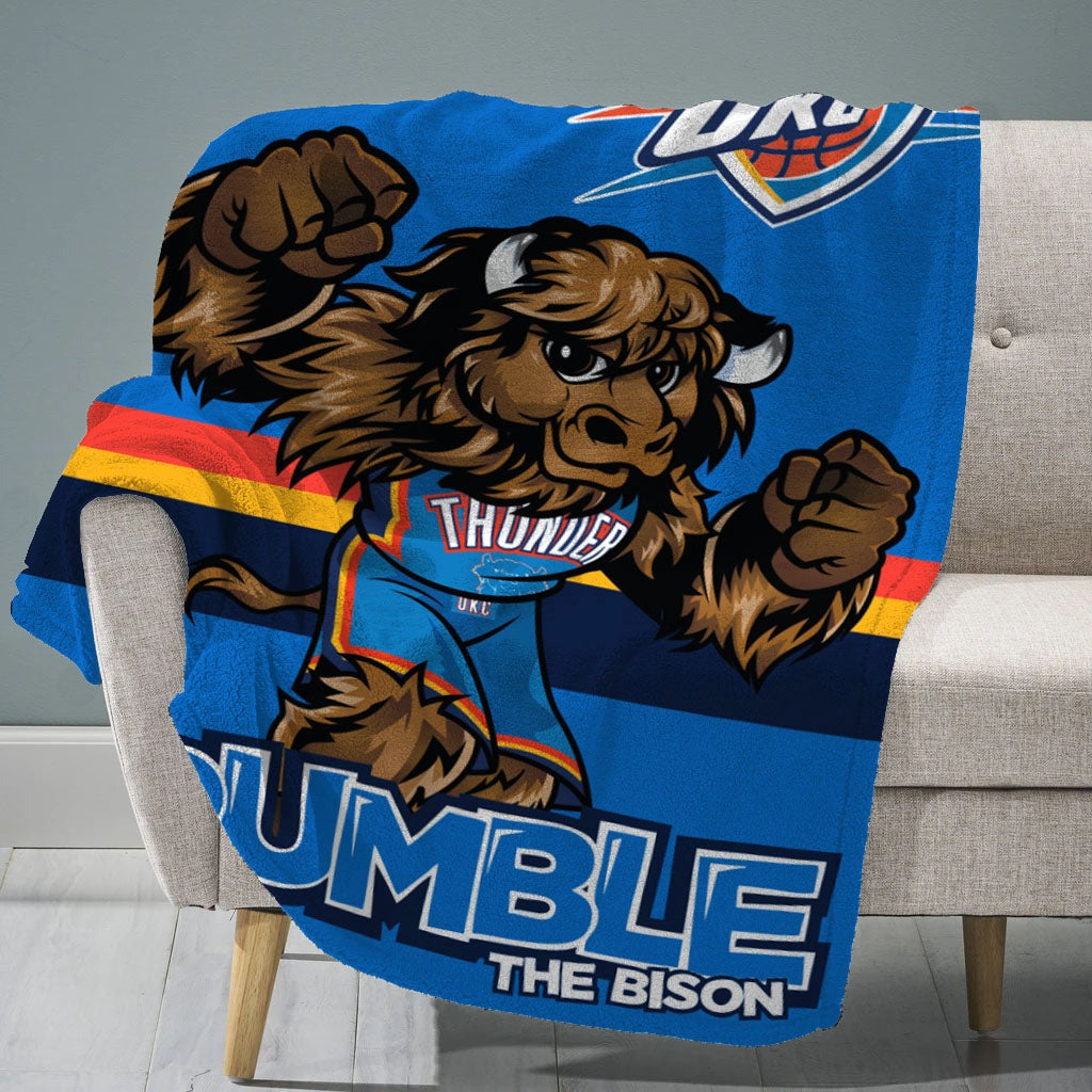 Basketball Lovers - Fleece Blanket OKC 27