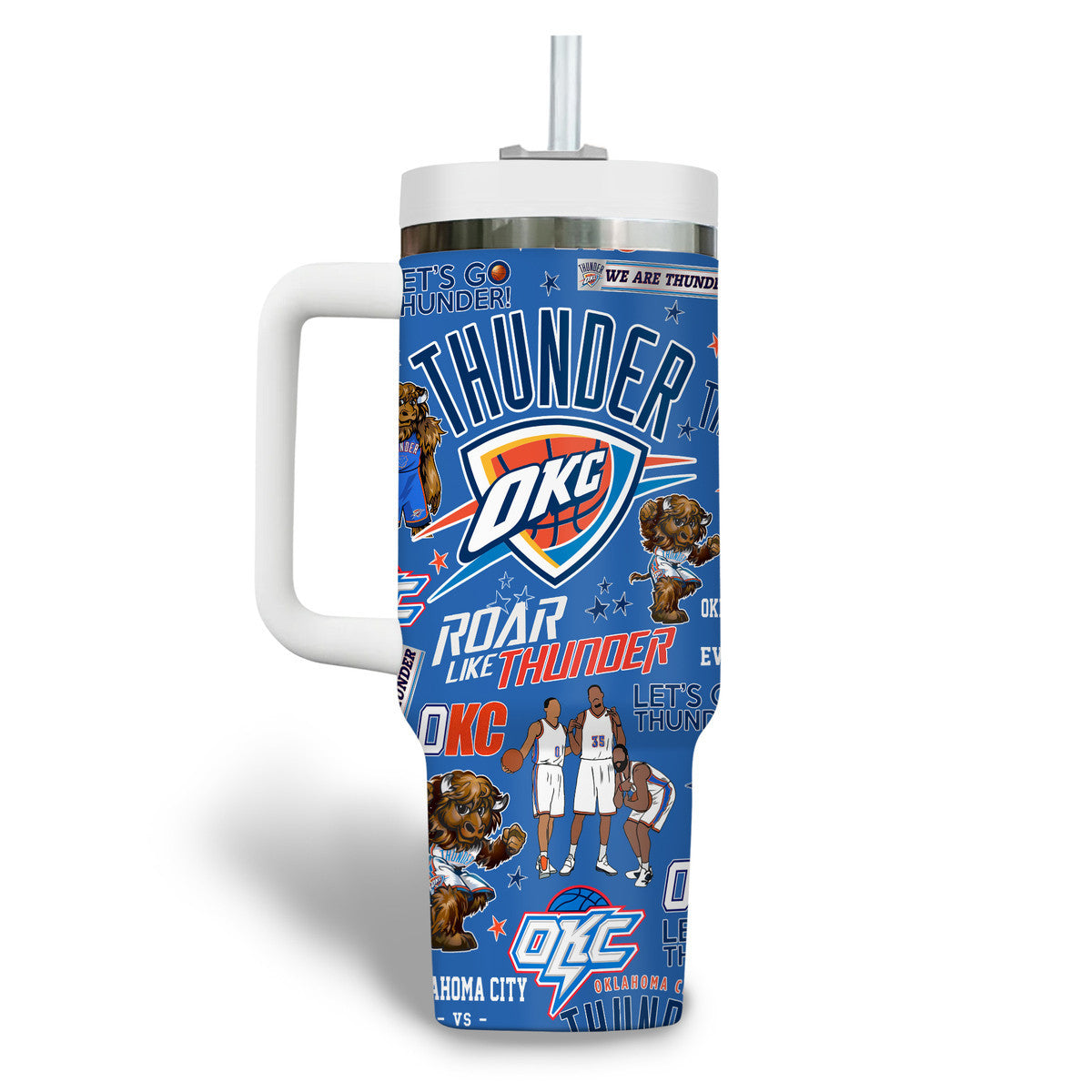 Basketball Lovers - Tumbler With Handle OKC 23
