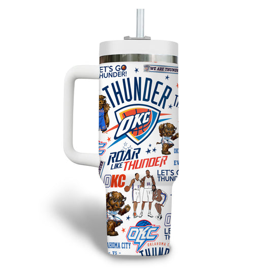 Basketball Lovers - Tumbler With Handle OKC 23