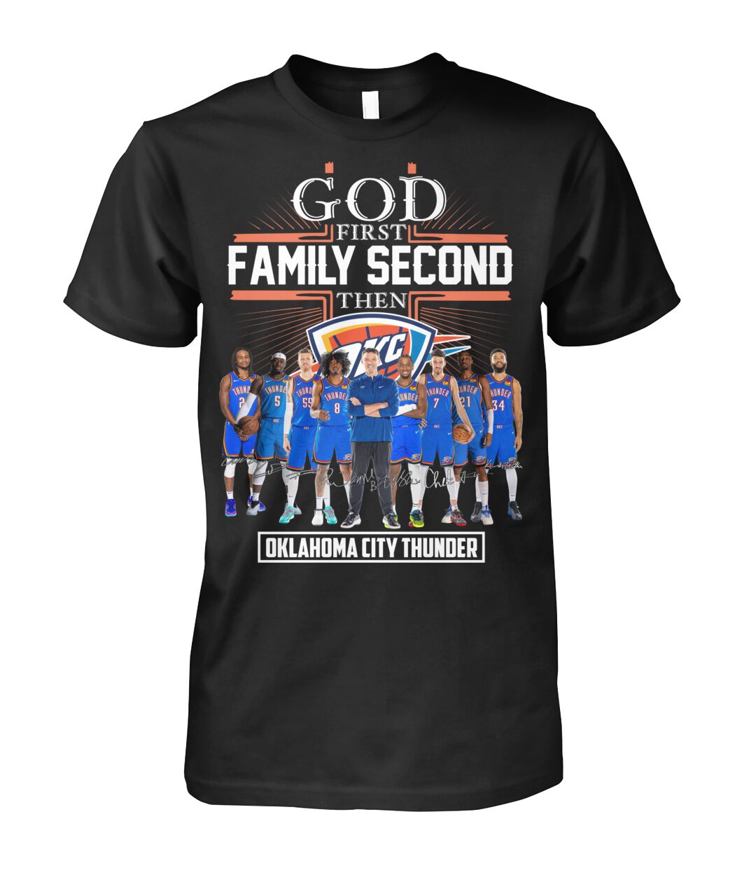 Basketball Lovers - Unisex T-Shirt OKC 15