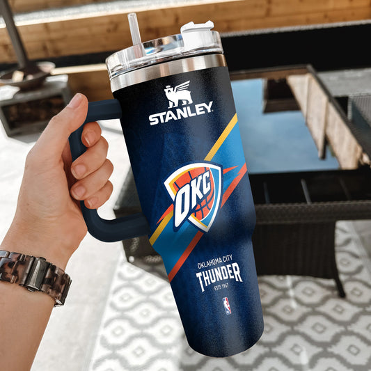 Basketball Lovers - Tumbler With Handle OKC 22