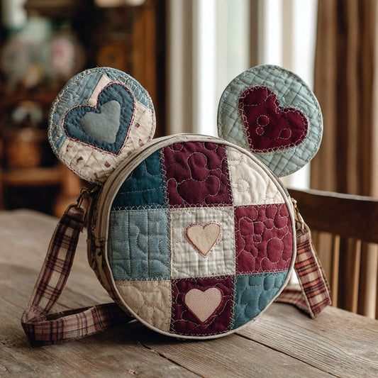 Blush Hearts Quilted Crossbody Bag DMC0DK016