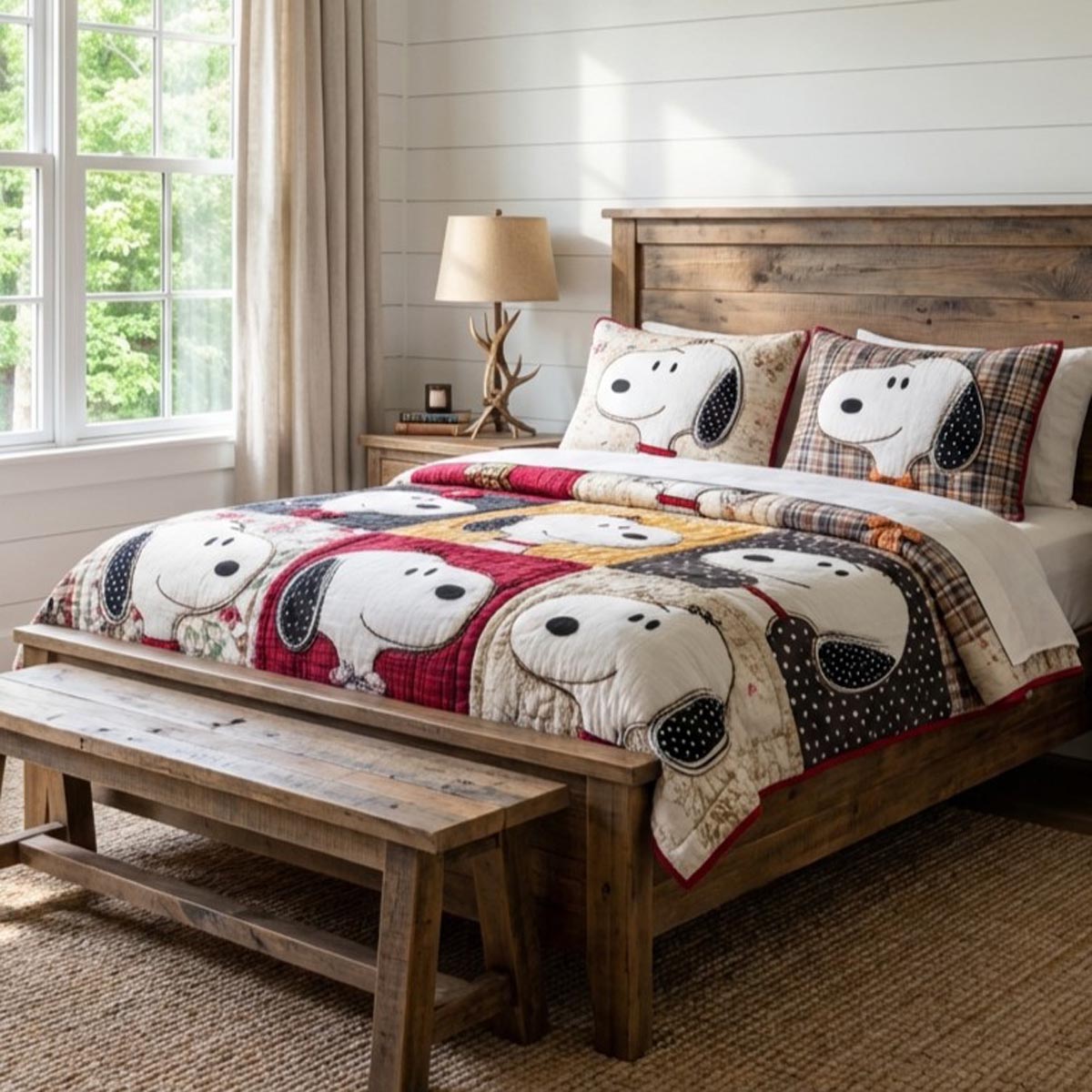 Cabin Companions 3-Piece Quilted Bedding Set DMC0DV050