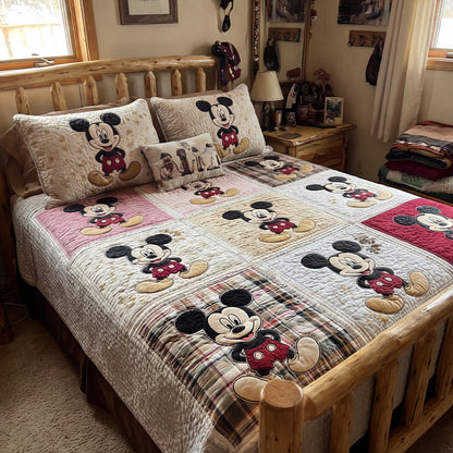 Cabin Storybook Nights 3-Piece Quilted Bedding Set DMC0PT063