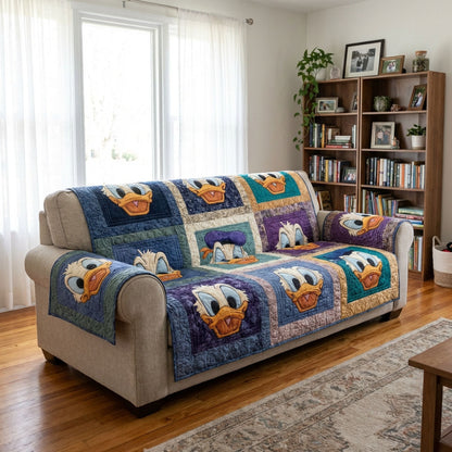 Cartoon Charm Quilted Sofa Cover DMC0DK060