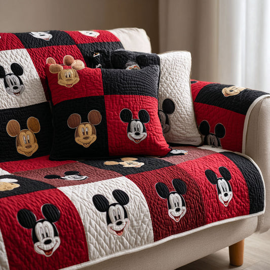 Cheerful Corners Quilted Sofa Cover DMC0NT012