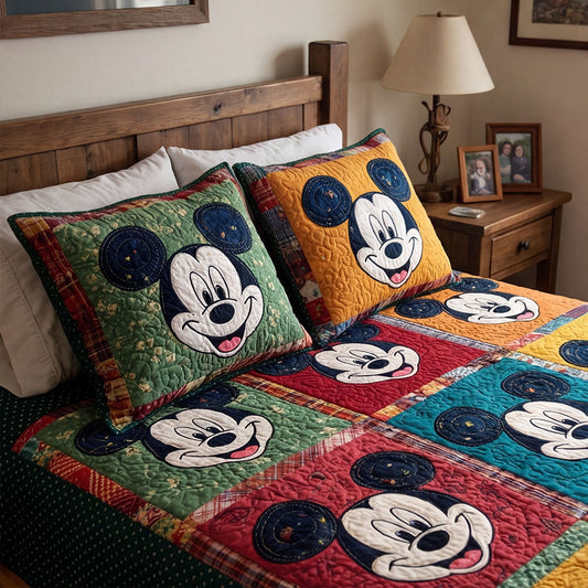 Childhood Reverie 3-Piece Quilted Bedding Set DMC0PT039