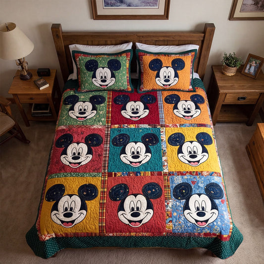 Childhood Reverie 3-Piece Quilted Bedding Set DMC0PT039