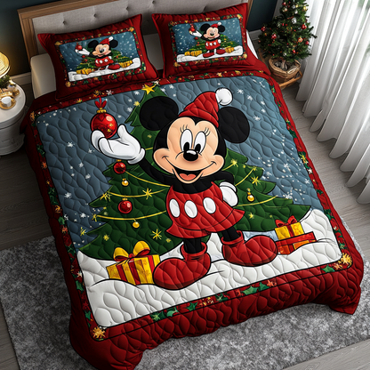 Christmas Eve Dreams 3-Piece Quilted Bedding Set NCU0LT002